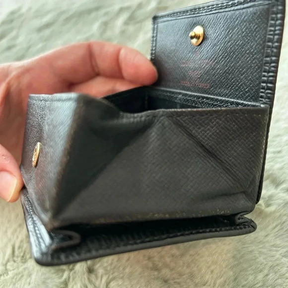 Louis Vuitton Black Box Epi Noir Boite Coin Wallet Square Box Coin Purse - Picture 9 of 12